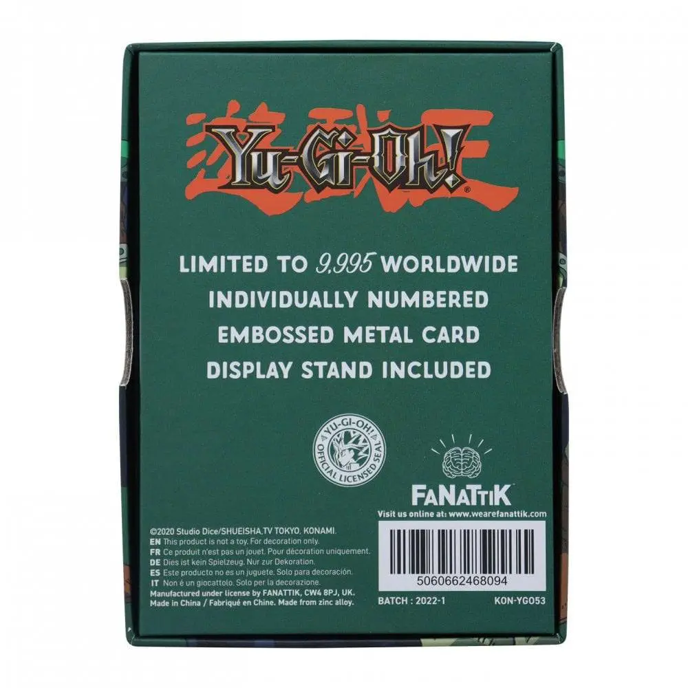 Yu-Gi-Oh! Kovová karta Celtic Guardian Limited Edition produktová fotografia