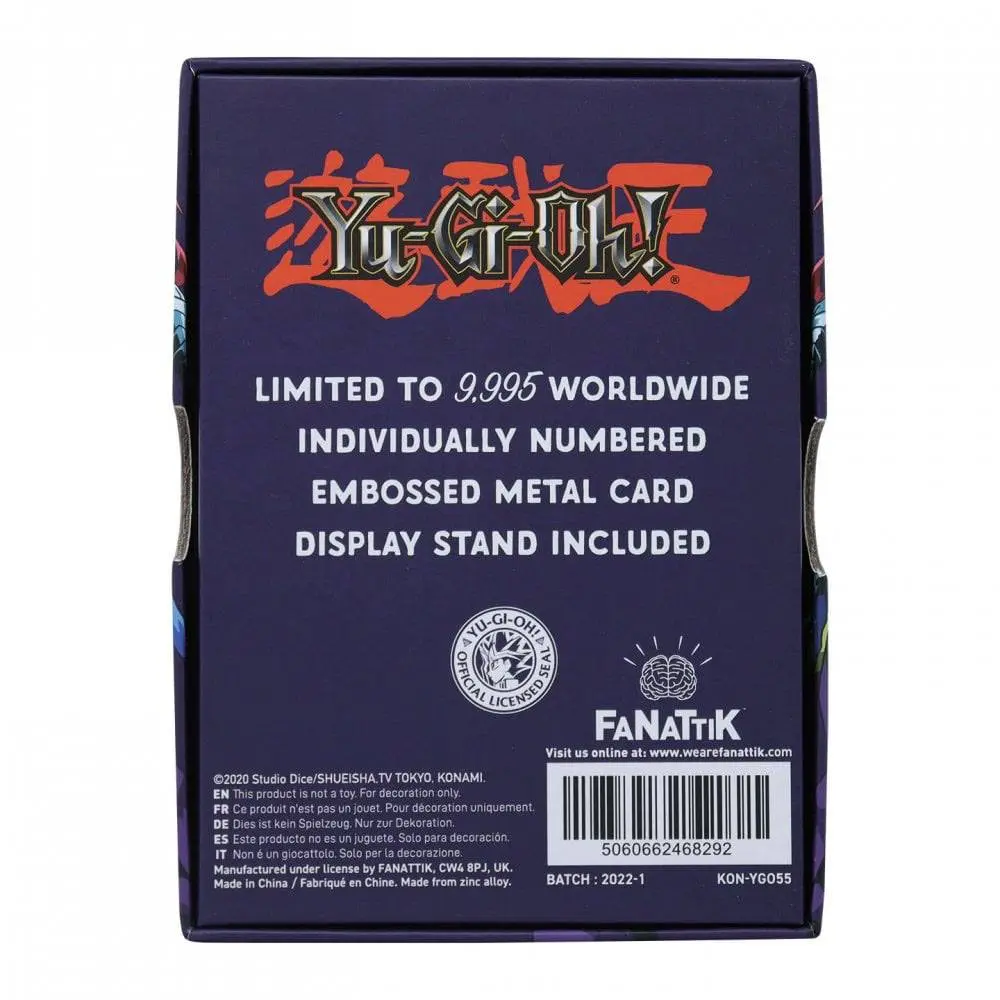 Yu-Gi-Oh! Metalová Karta Gaia The Fierce Knight Limited Edition produktová fotografia