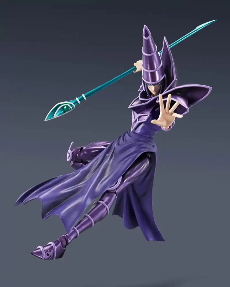 Yu-Gi-Oh! S.H. MonsterArts Action Figure Dark Magician 19 cm termékfotó