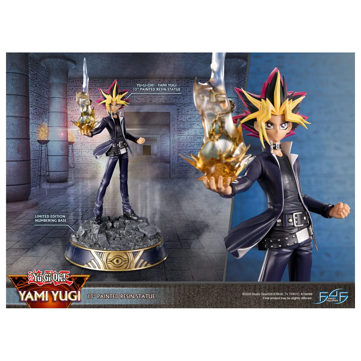 Yu-Gi-Oh! Socha Yami Yugi 31 cm produktová fotografia
