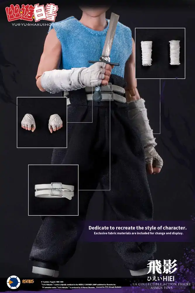 Akčná figúrka Yu Yu Hakusho 1/6 Hiei (Luxury Version) 30 cm produktová fotografia