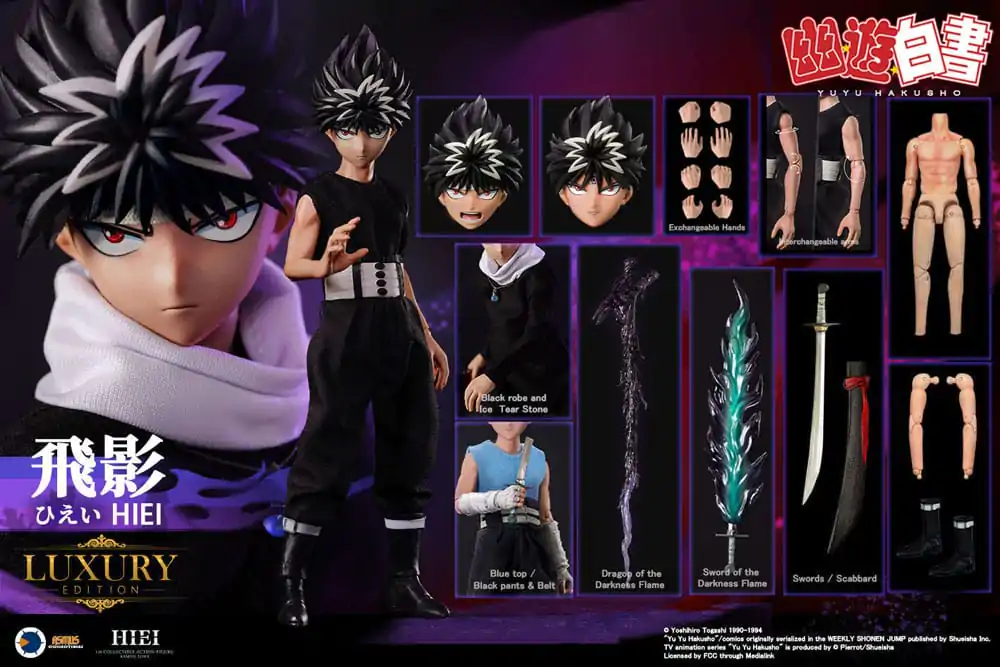 Akčná figúrka Yu Yu Hakusho 1/6 Hiei (Luxury Version) 30 cm produktová fotografia