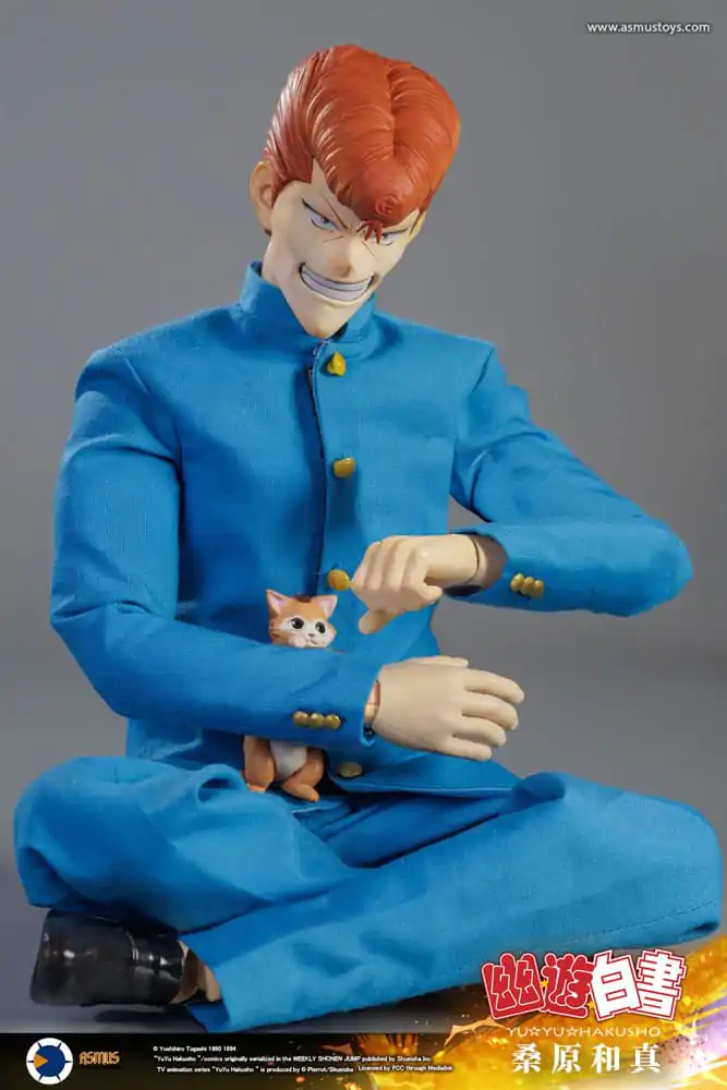 Yu Yu Hakusho Akčná figúrka 1/6 Kazuma Kuwabara (Luxus kiadás) 30 cm termékfotó