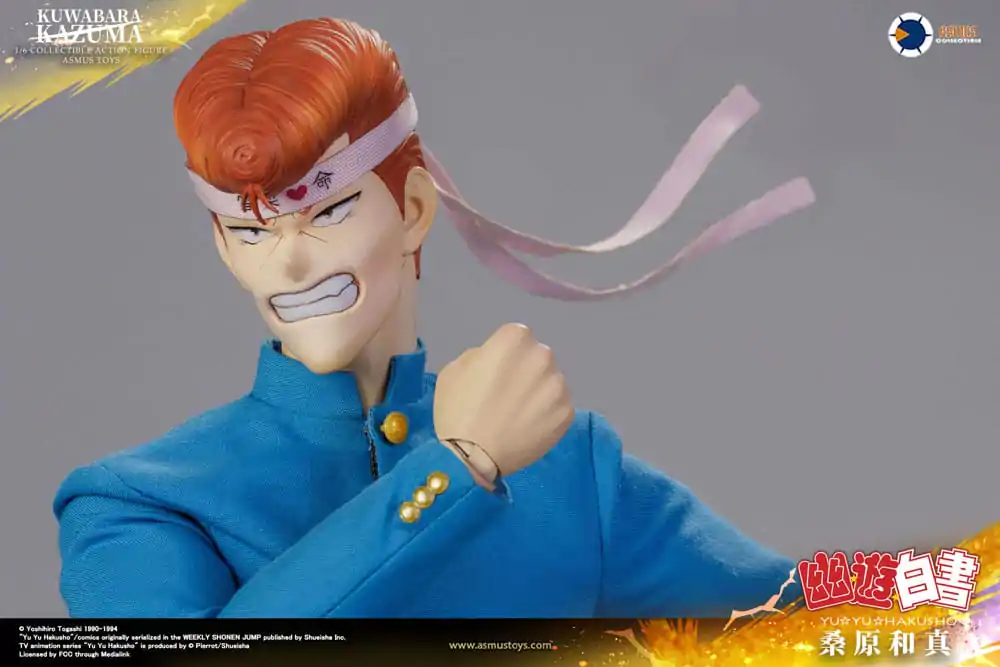 Yu Yu Hakusho Akčná figúrka 1/6 Kazuma Kuwabara (Luxus kiadás) 30 cm termékfotó