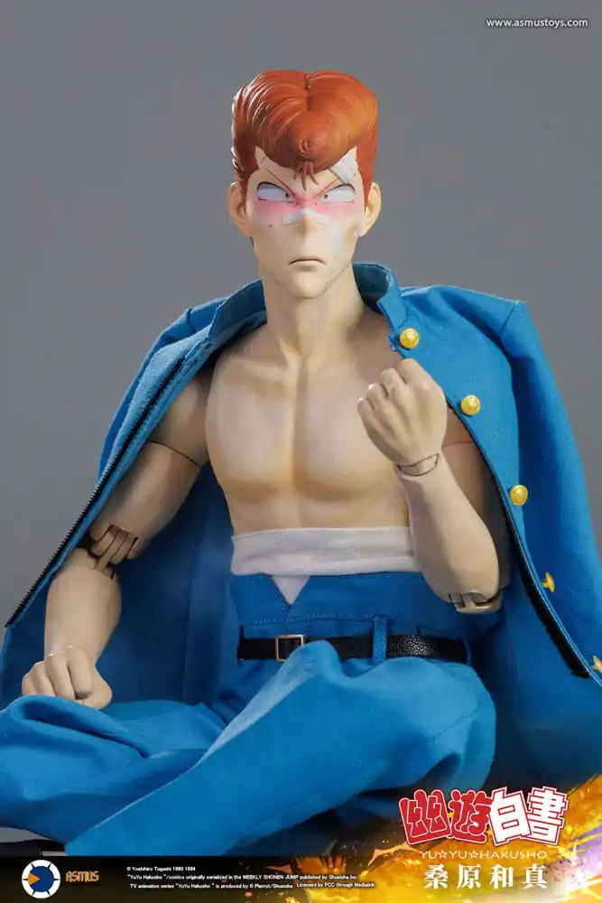 Yu Yu Hakusho Akčná figúrka 1/6 Kazuma Kuwabara (Luxus kiadás) 30 cm termékfotó