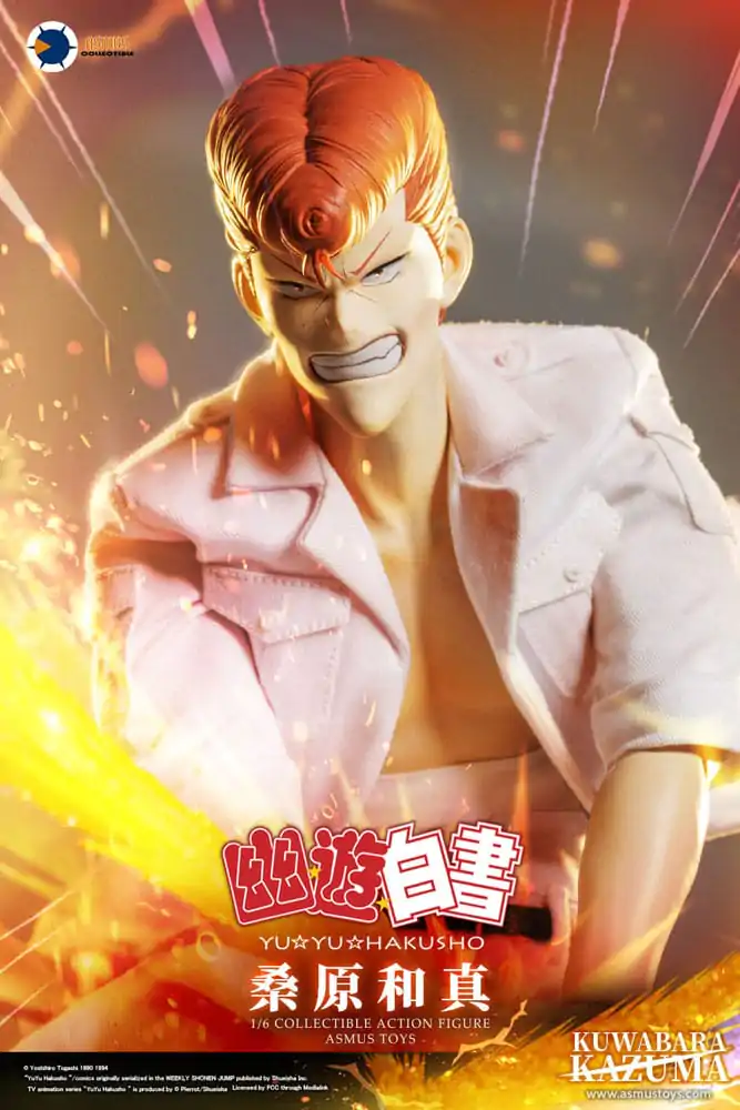 Yu Yu Hakusho Akčná figúrka 1/6 Kazuma Kuwabara (Luxus kiadás) 30 cm termékfotó