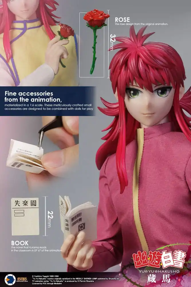 Yu Yu Hakusho akčná figúrka 1/6 Kurama 30 cm produktová fotografia