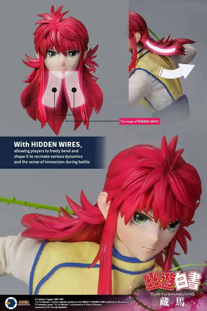 Yu Yu Hakusho akčná figúrka 1/6 Kurama 30 cm produktová fotografia