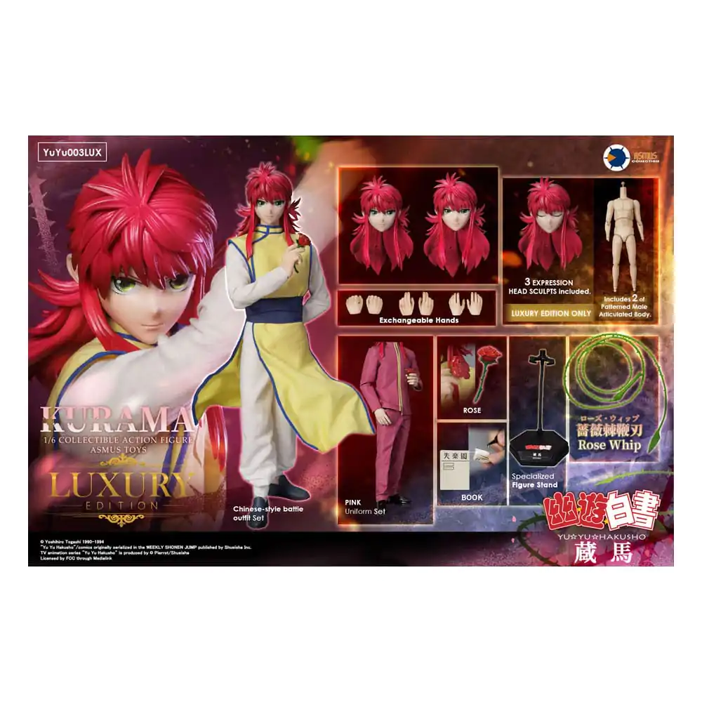 Yu Yu Hakusho akčná figúrka 1/6 Kurama (Luxury Edition) 30 cm produktová fotografia