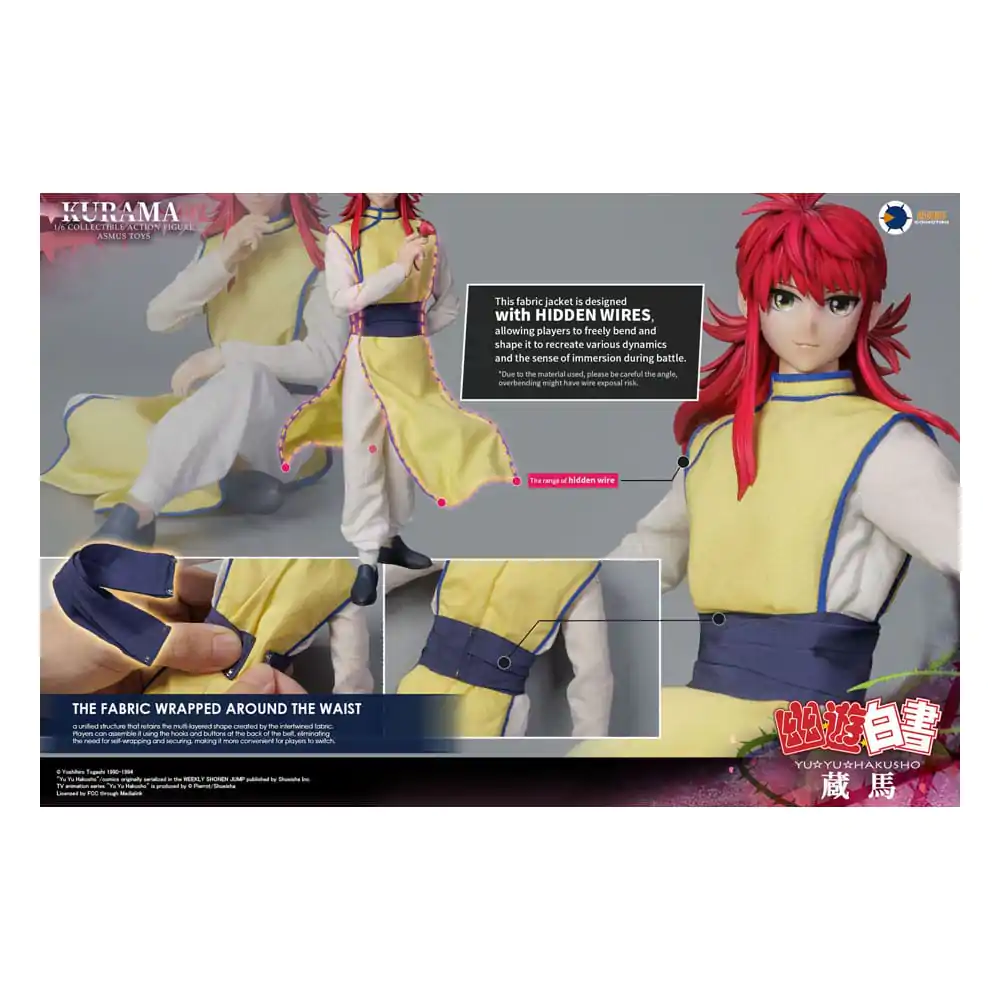 Yu Yu Hakusho akčná figúrka 1/6 Kurama (Luxury Edition) 30 cm produktová fotografia