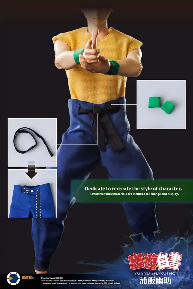 Yu Yu Hakusho Akčná figúrka 1/6 Yusuke Urameshi 30 cm produktová fotografia