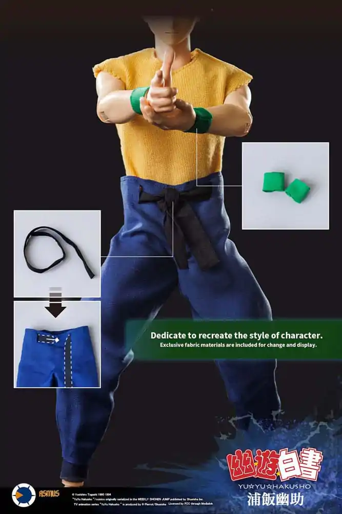 Yu Yu Hakusho akčná figúrka 1/6 Yusuke Urameshi (Luxury Version) 30 cm produktová fotografia