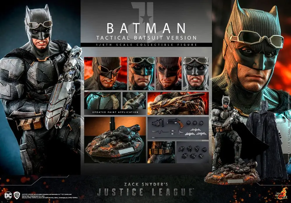 Zack Snyder`s Justice League Akčná figúrka 1/6 Batman (Tactical Batsuit Version) 33 cm termékfotó