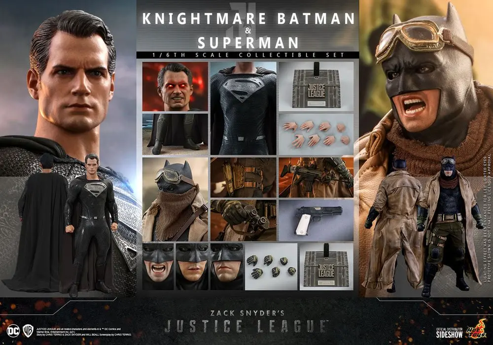 Zack Snyder's Justice League akčná figúrka 2-csomag 1/6 Knightmare Batman és Superman 31 cm termékfotó