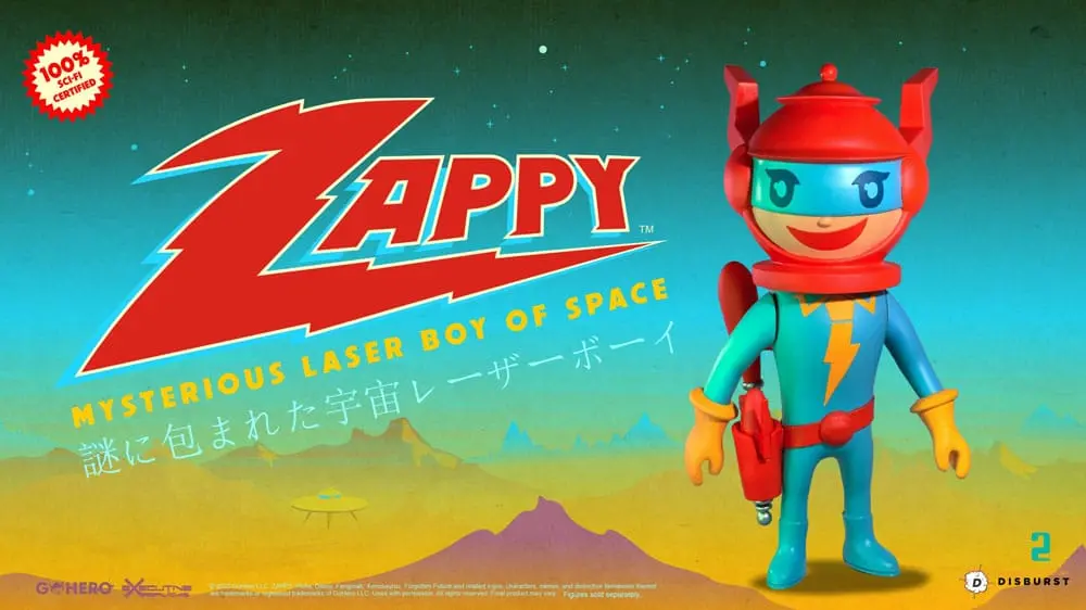 Zappy Action Figure Mysterious Laser Boy of Space 22 cm produktová fotografia