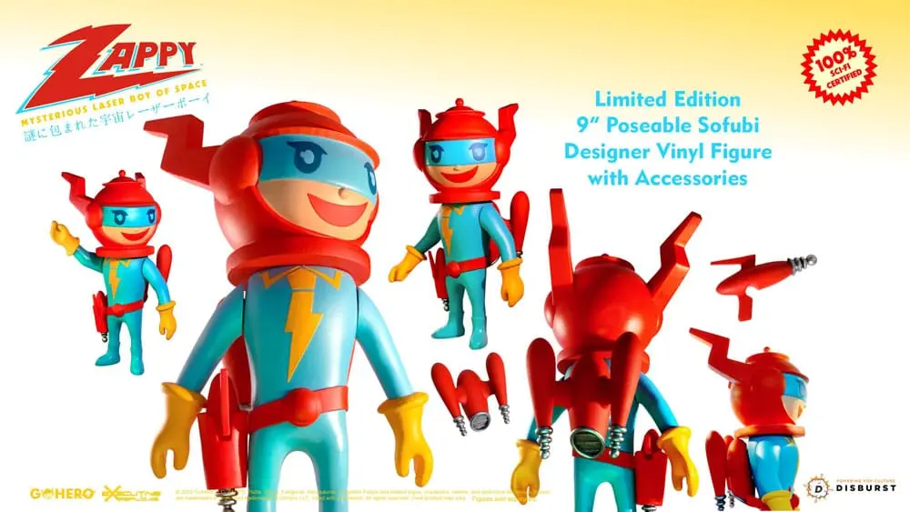 Zappy Action Figure Mysterious Laser Boy of Space 22 cm produktová fotografia