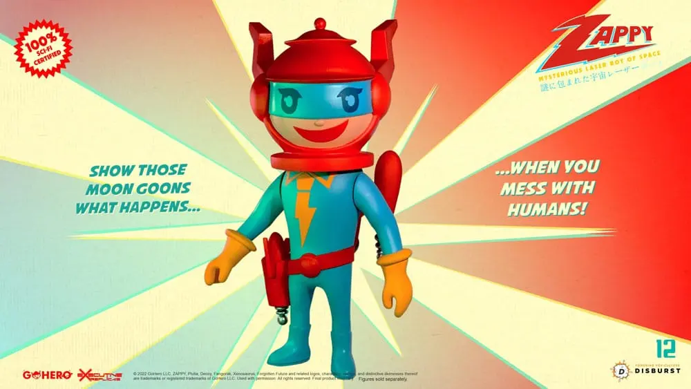 Zappy Action Figure Mysterious Laser Boy of Space 22 cm produktová fotografia