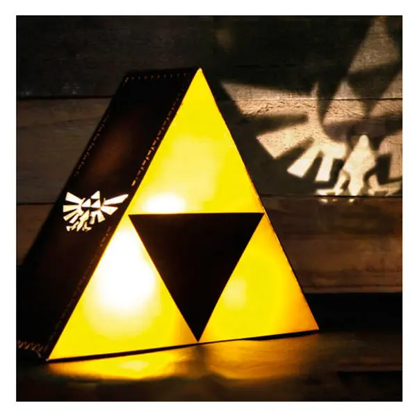 Zelda Triforce svetlo produktová fotografia