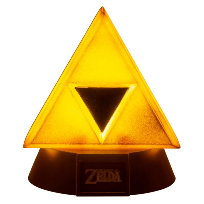The Legend of Zelda 3D svetlo v tvare ikony Gold Triforce 10 cm produktová fotografia