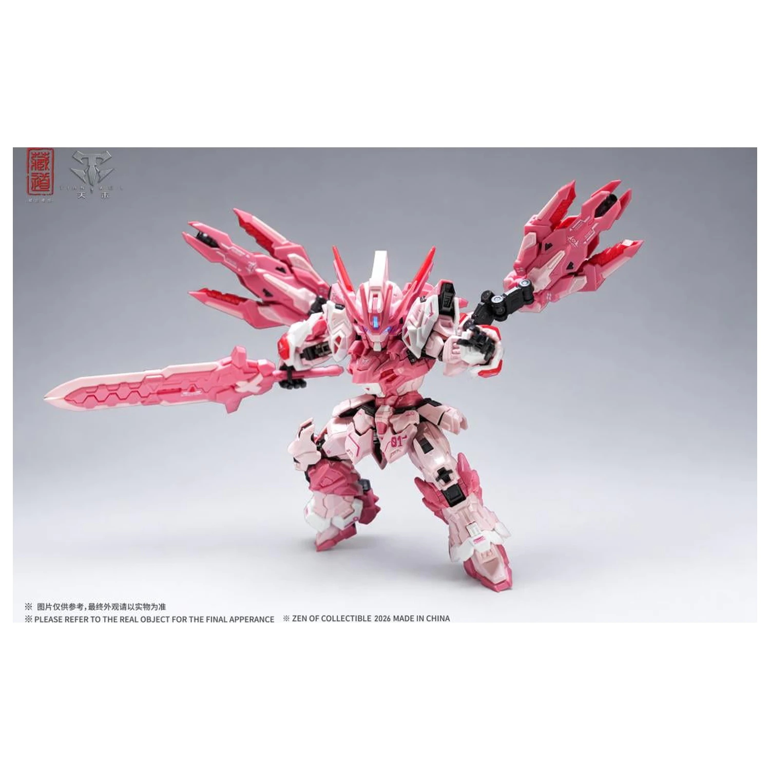 Zen of Collectible CD-TGM-01C TGM Tian Wei Pink LE Modelová stavebnica 14cm produktová fotografia