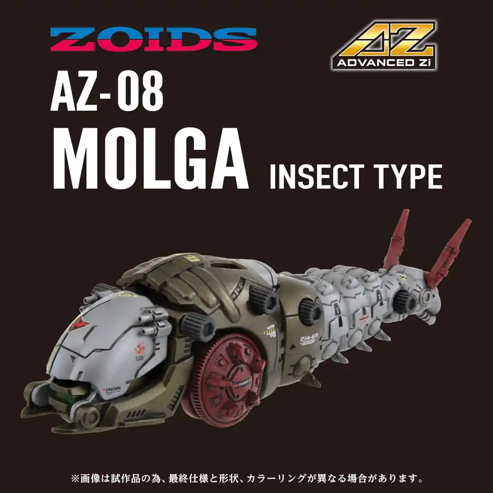 Zoids Plastic Model Kit 1/72 AZ-08 Molga 14 cm produktová fotografia