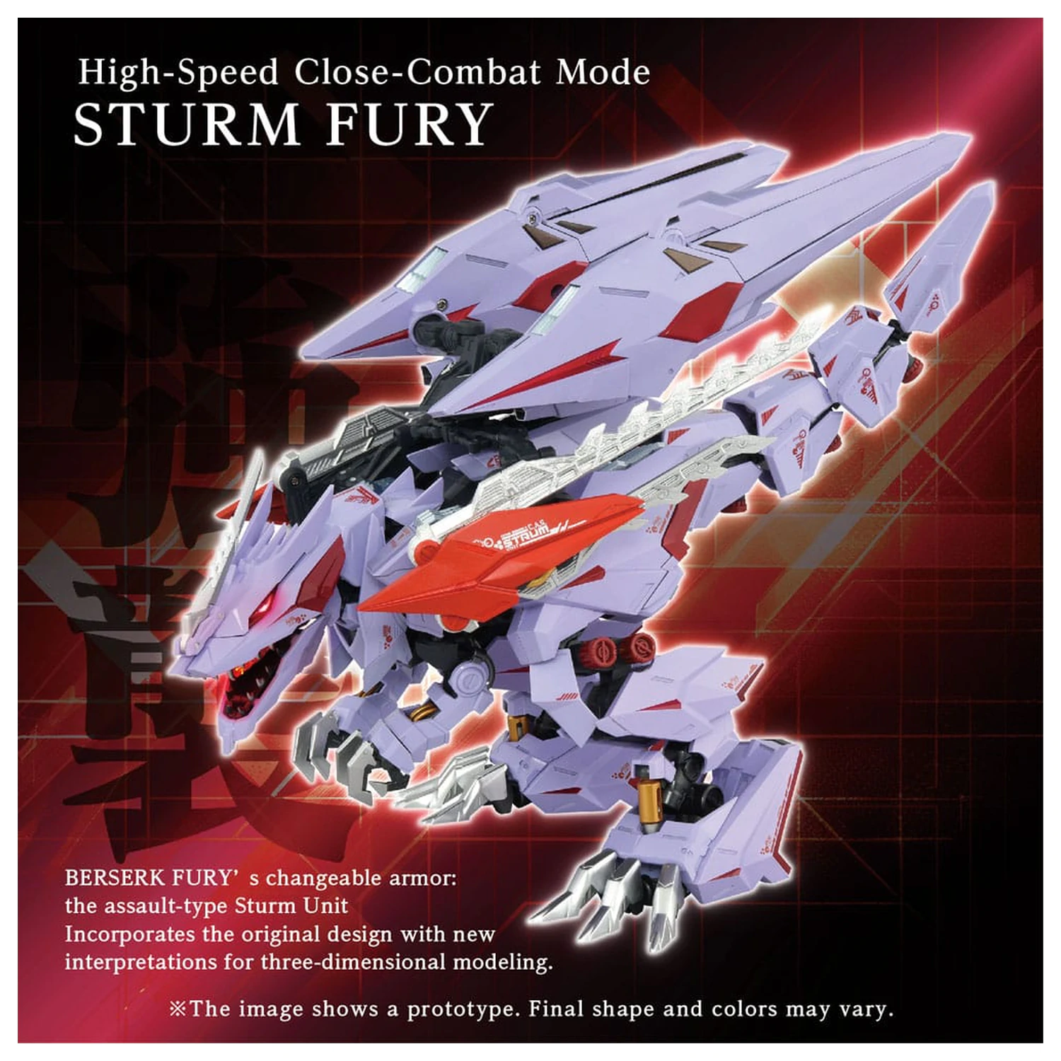 Zoids Model Kit Accesoory Set AM-Z01CP Berserk Fury Sturm & Jagd Unit produktová fotografia