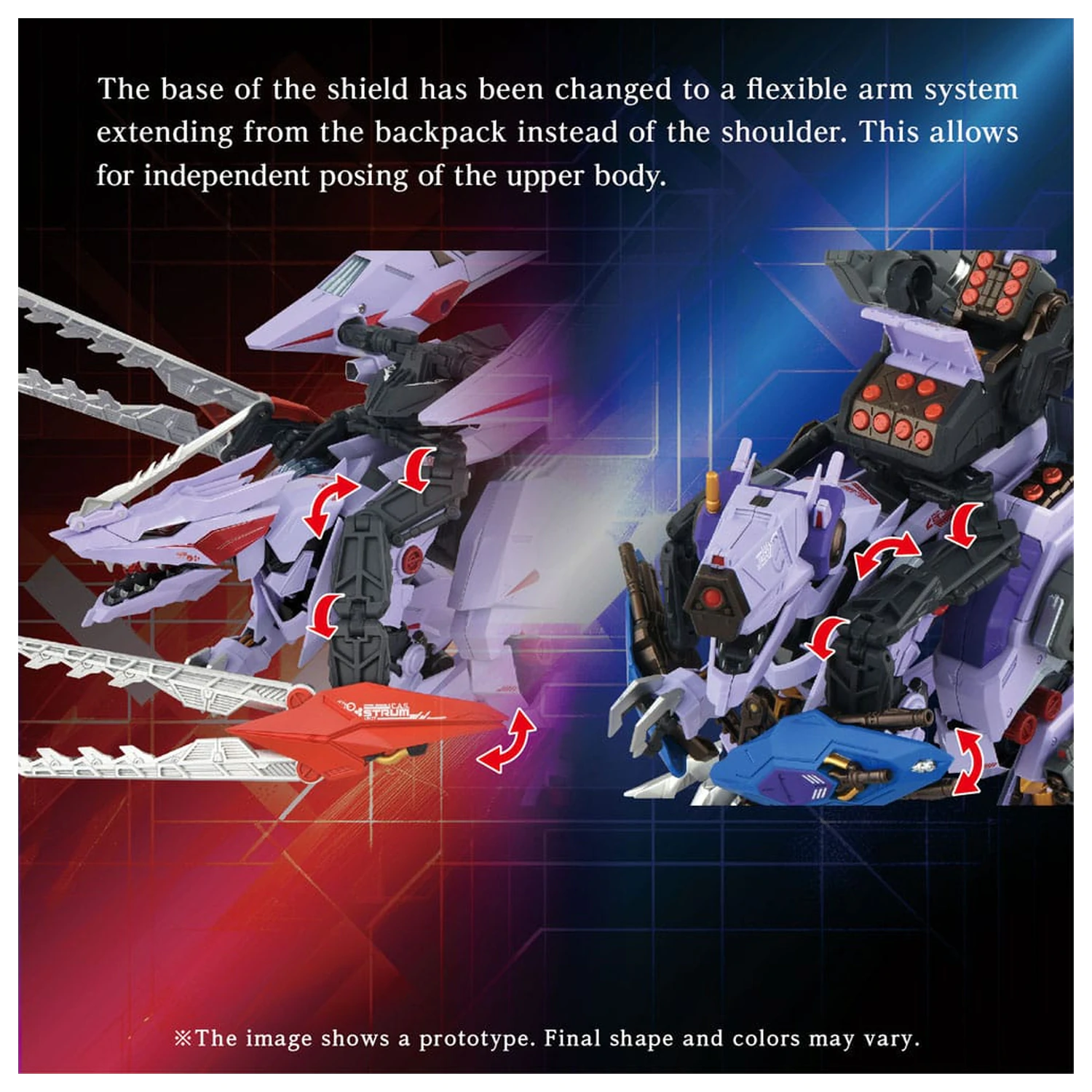 Zoids Model Kit Accesoory Set AM-Z01CP Berserk Fury Sturm & Jagd Unit produktová fotografia
