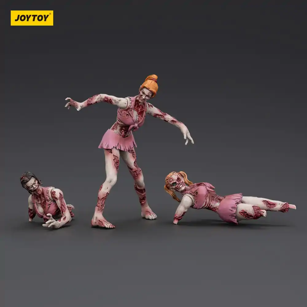 Zombie Dark Source Akčné Figúrky 3-Pack Cheer Leaders 8 cm produktová fotografia