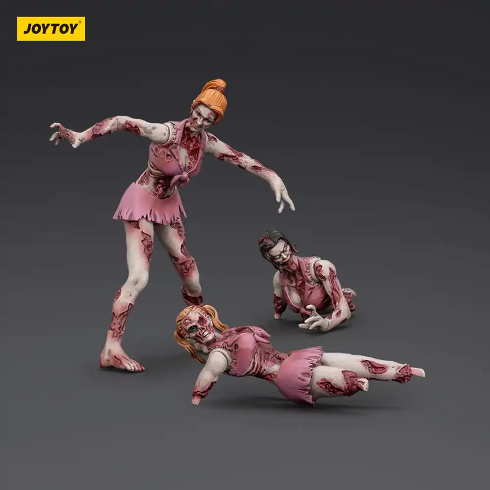 Zombie Dark Source Akčné Figúrky 3-Pack Cheer Leaders 8 cm produktová fotografia