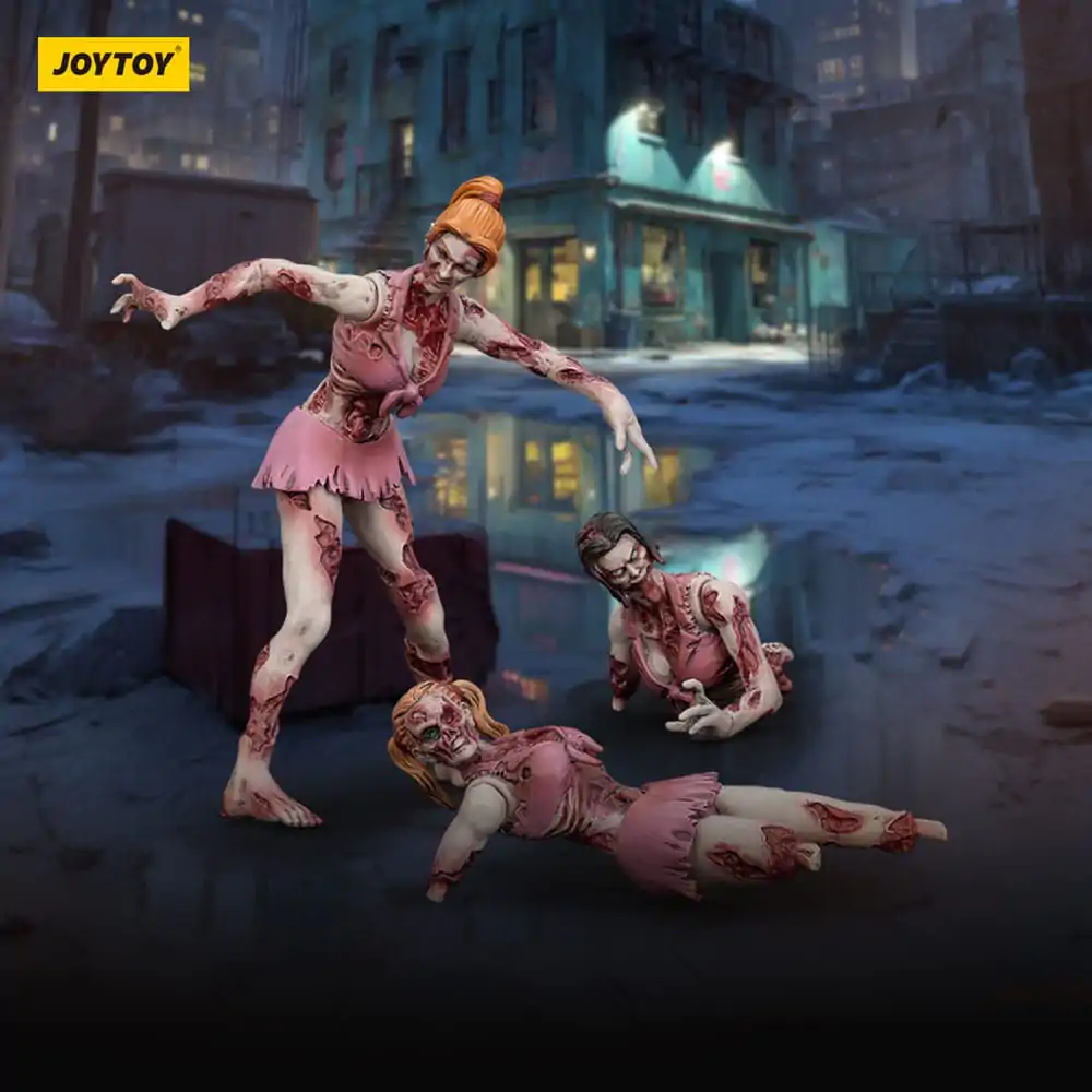 Zombie Dark Source Akčné Figúrky 3-Pack Cheer Leaders 8 cm produktová fotografia