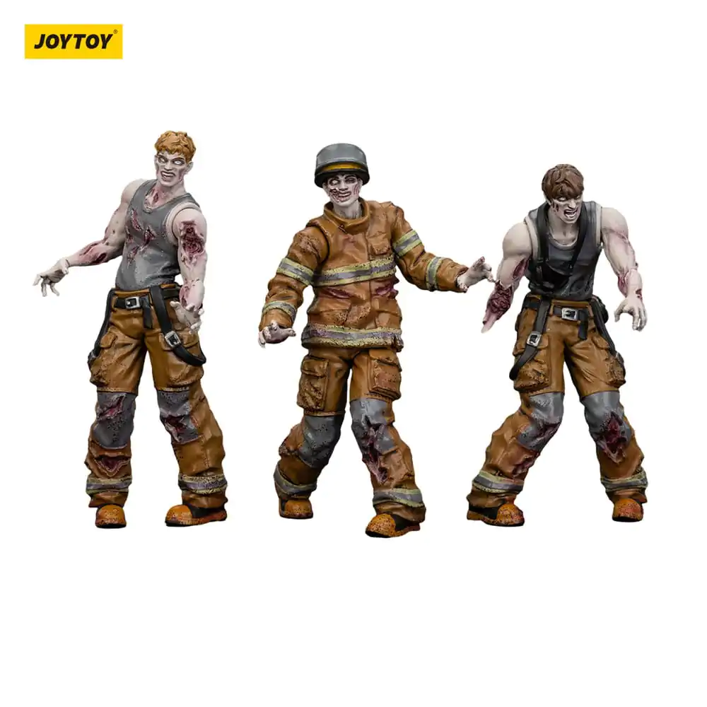 Zombie Dark Source akčné figúrky 3-Pack Hasiči 8 cm produktová fotografia