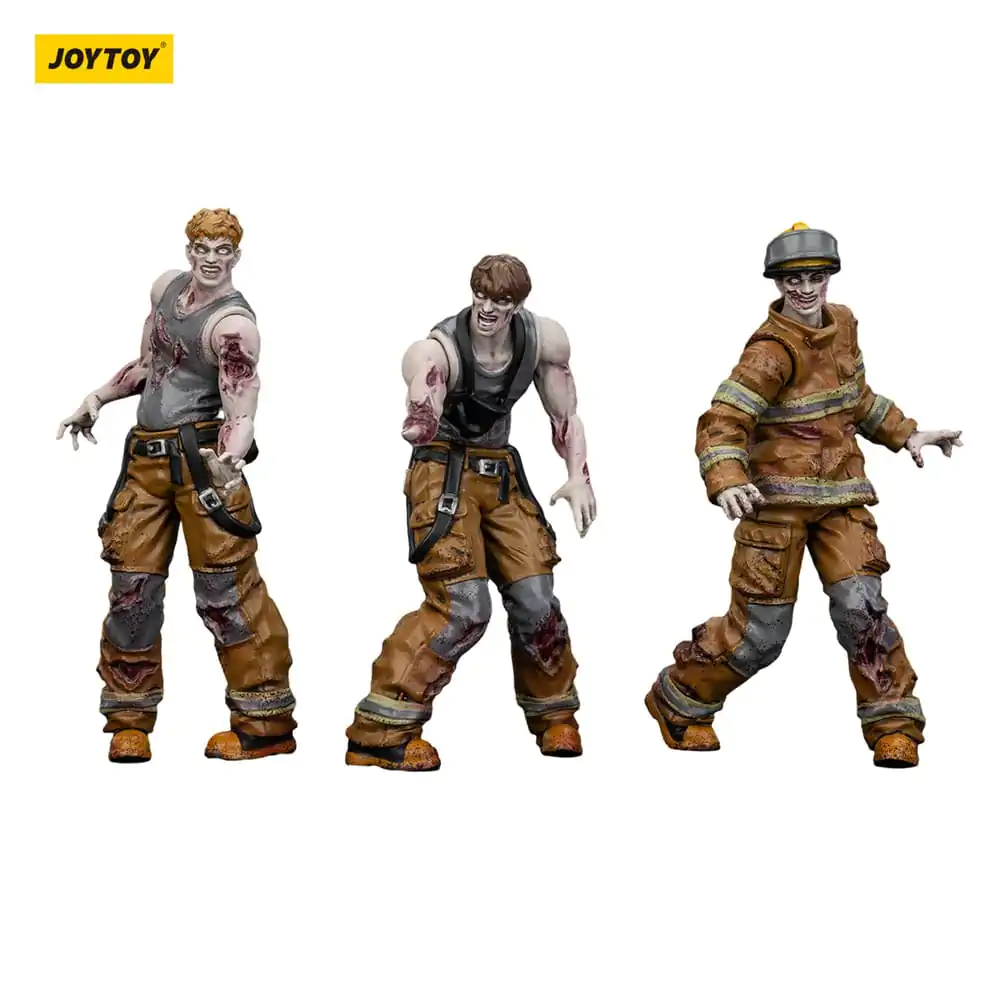 Zombie Dark Source akčné figúrky 3-Pack Hasiči 8 cm produktová fotografia