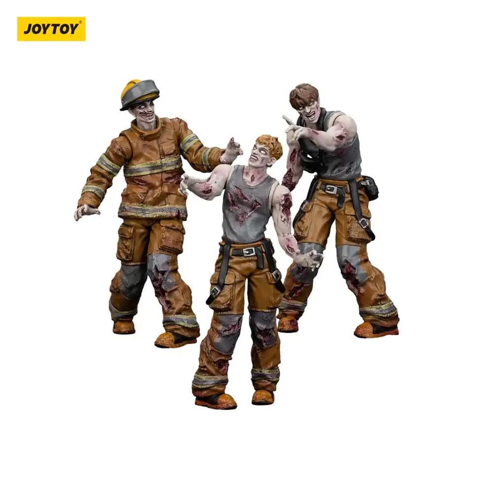 Zombie Dark Source akčné figúrky 3-Pack Hasiči 8 cm produktová fotografia