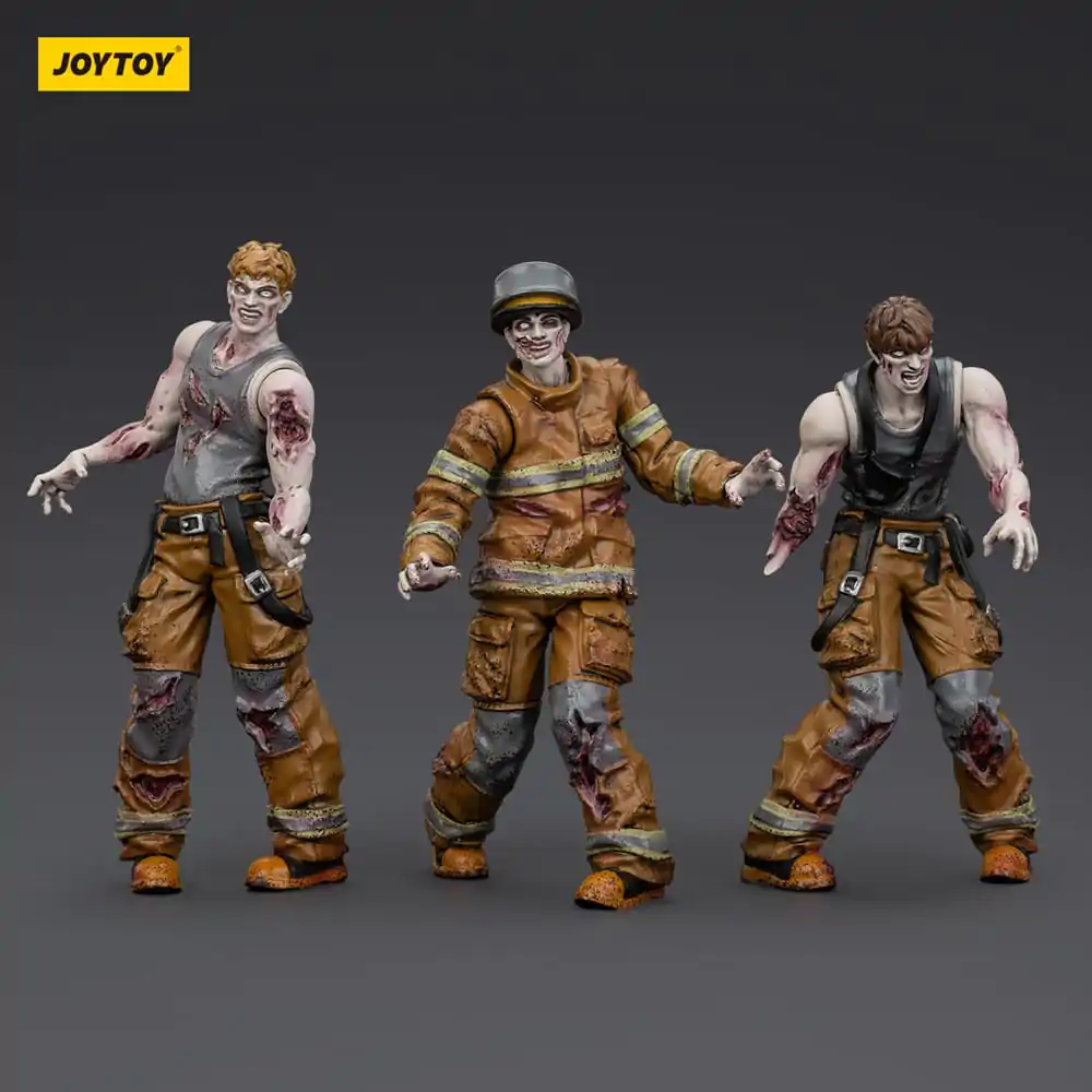 Zombie Dark Source akčné figúrky 3-Pack Hasiči 8 cm produktová fotografia