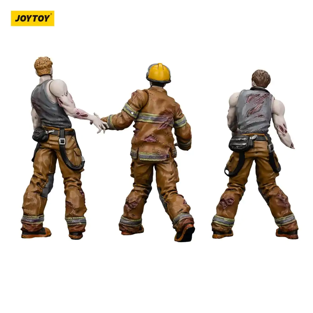 Zombie Dark Source akčné figúrky 3-Pack Hasiči 8 cm produktová fotografia