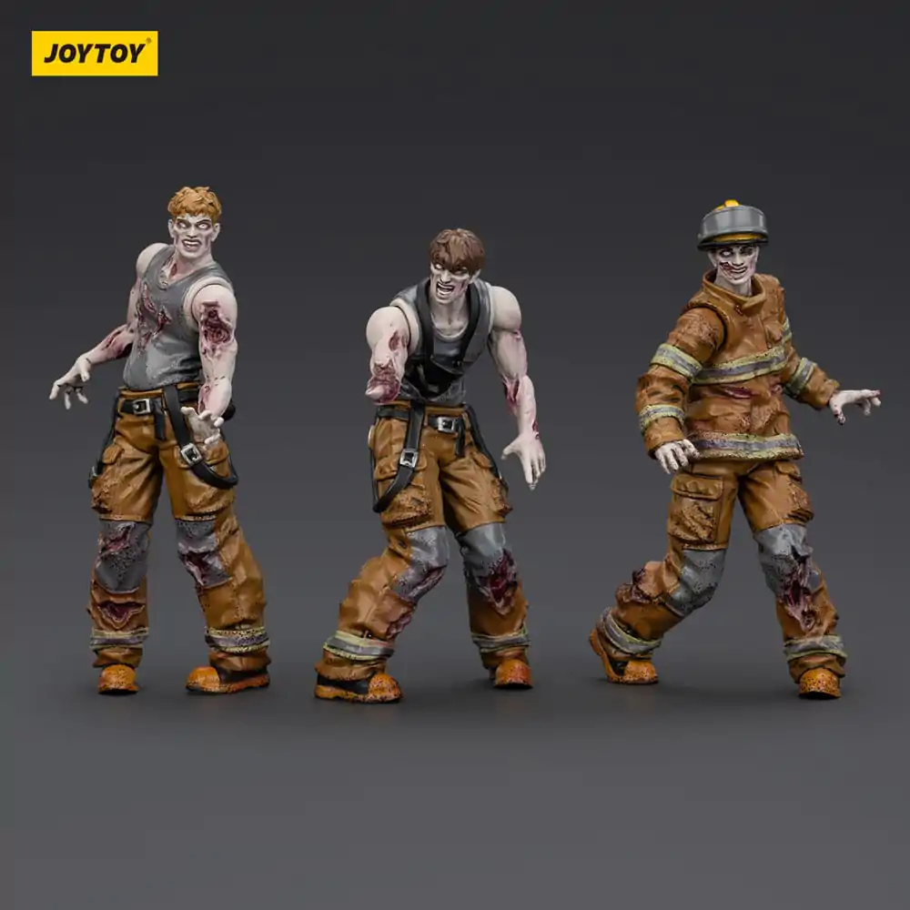 Zombie Dark Source akčné figúrky 3-Pack Hasiči 8 cm produktová fotografia