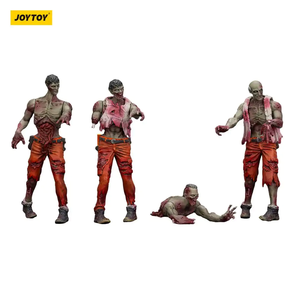 Zombie Dark Source akčné figúrky 4-Pack Mechanic Team 8 cm produktová fotografia