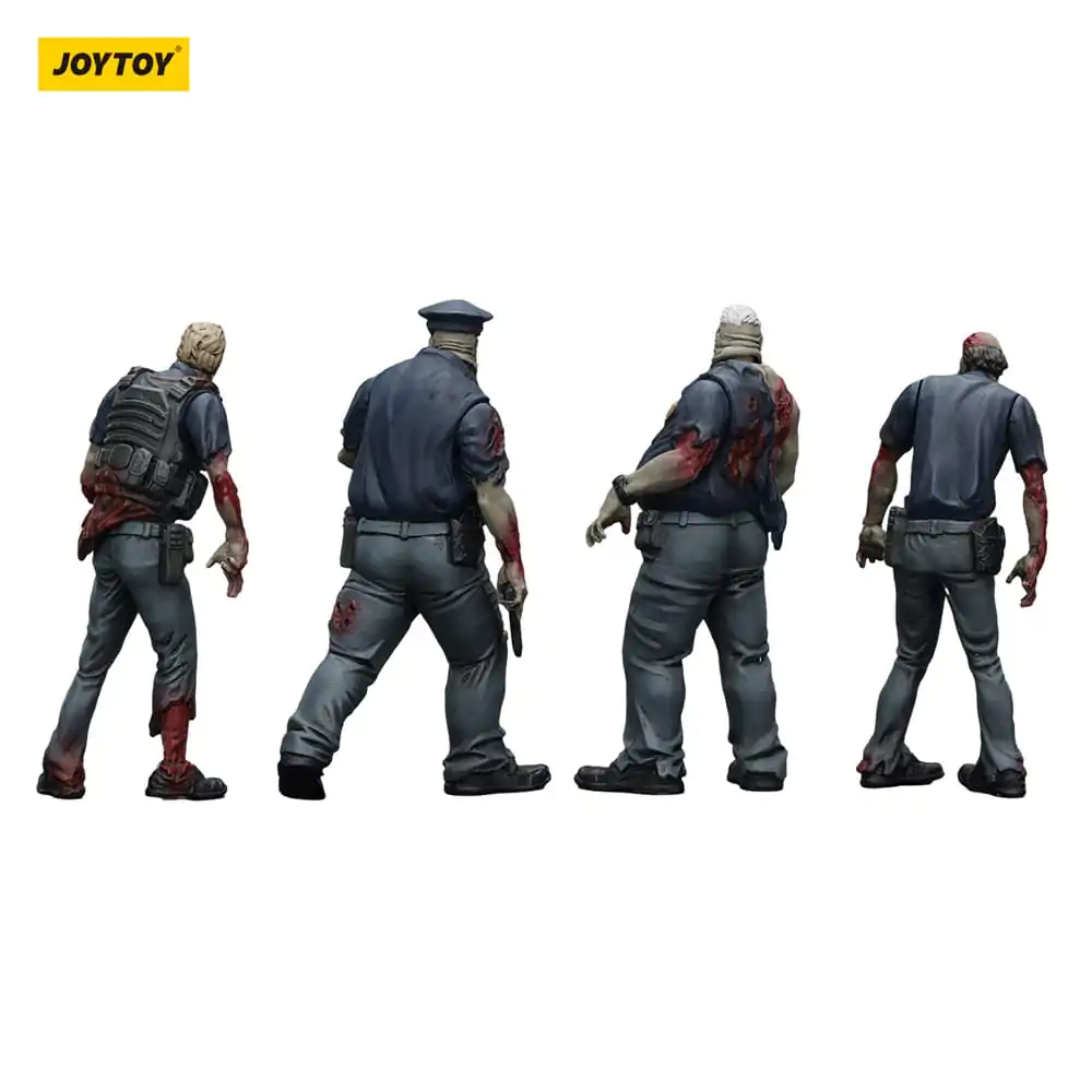 Zombie Dark Source Akčné figúrky 4-Pack Police (Male) 8 cm produktová fotografia