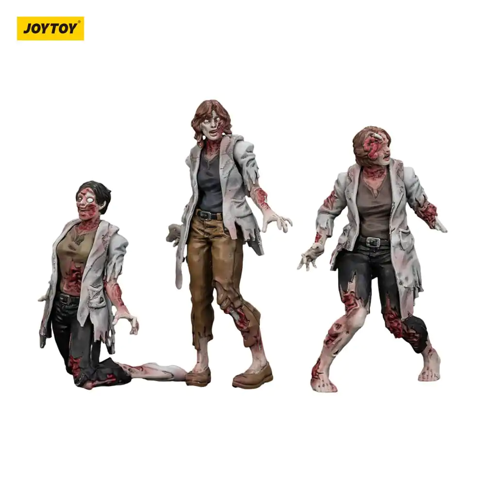 Zombie Dark Source Akčné figúrky 3-Pack Scientists (Female) 8 cm produktová fotografia