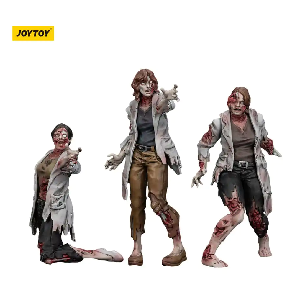 Zombie Dark Source Akčné figúrky 3-Pack Scientists (Female) 8 cm produktová fotografia