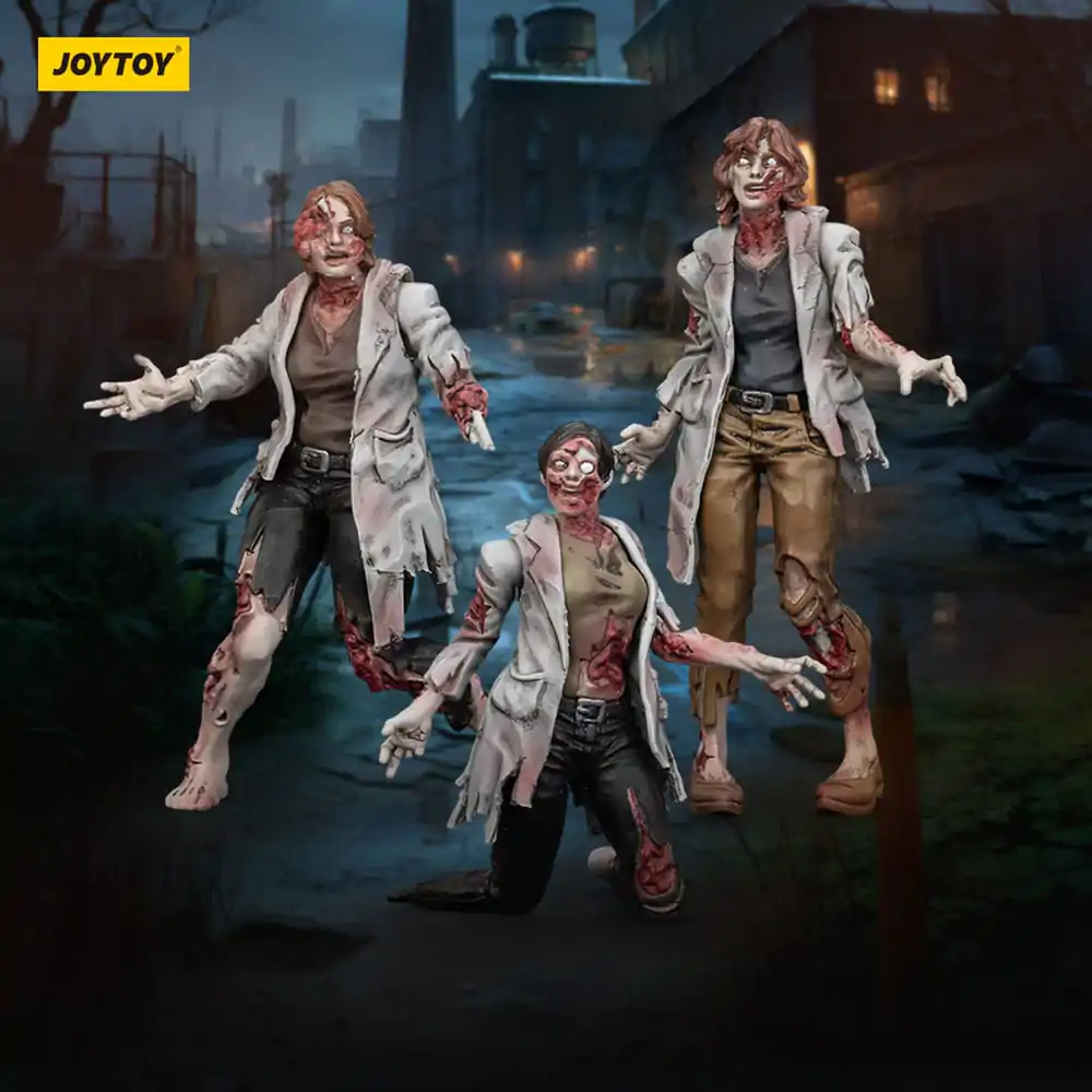 Zombie Dark Source Akčné figúrky 3-Pack Scientists (Female) 8 cm produktová fotografia