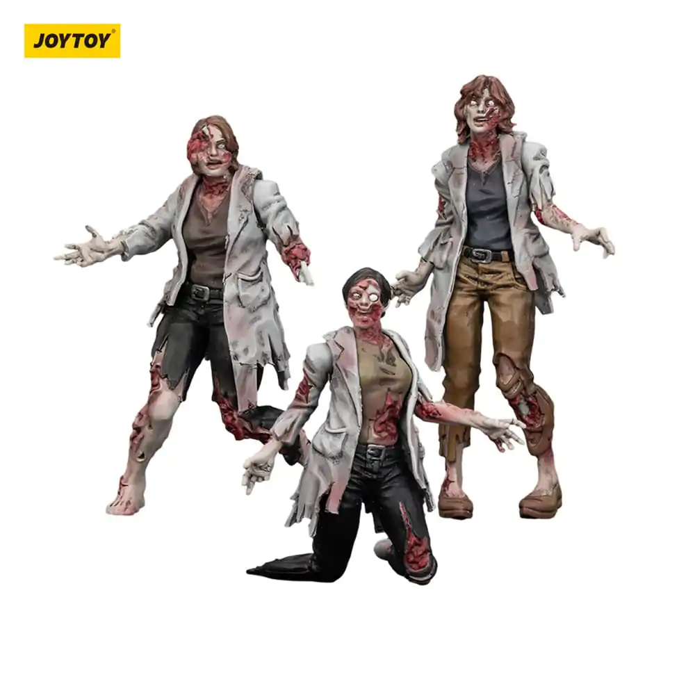 Zombie Dark Source Akčné figúrky 3-Pack Scientists (Female) 8 cm produktová fotografia
