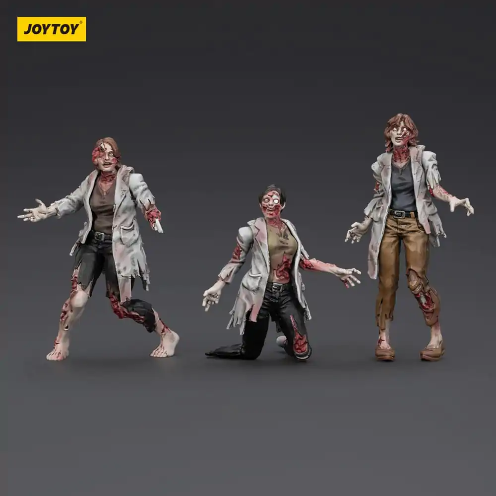 Zombie Dark Source Akčné figúrky 3-Pack Scientists (Female) 8 cm produktová fotografia