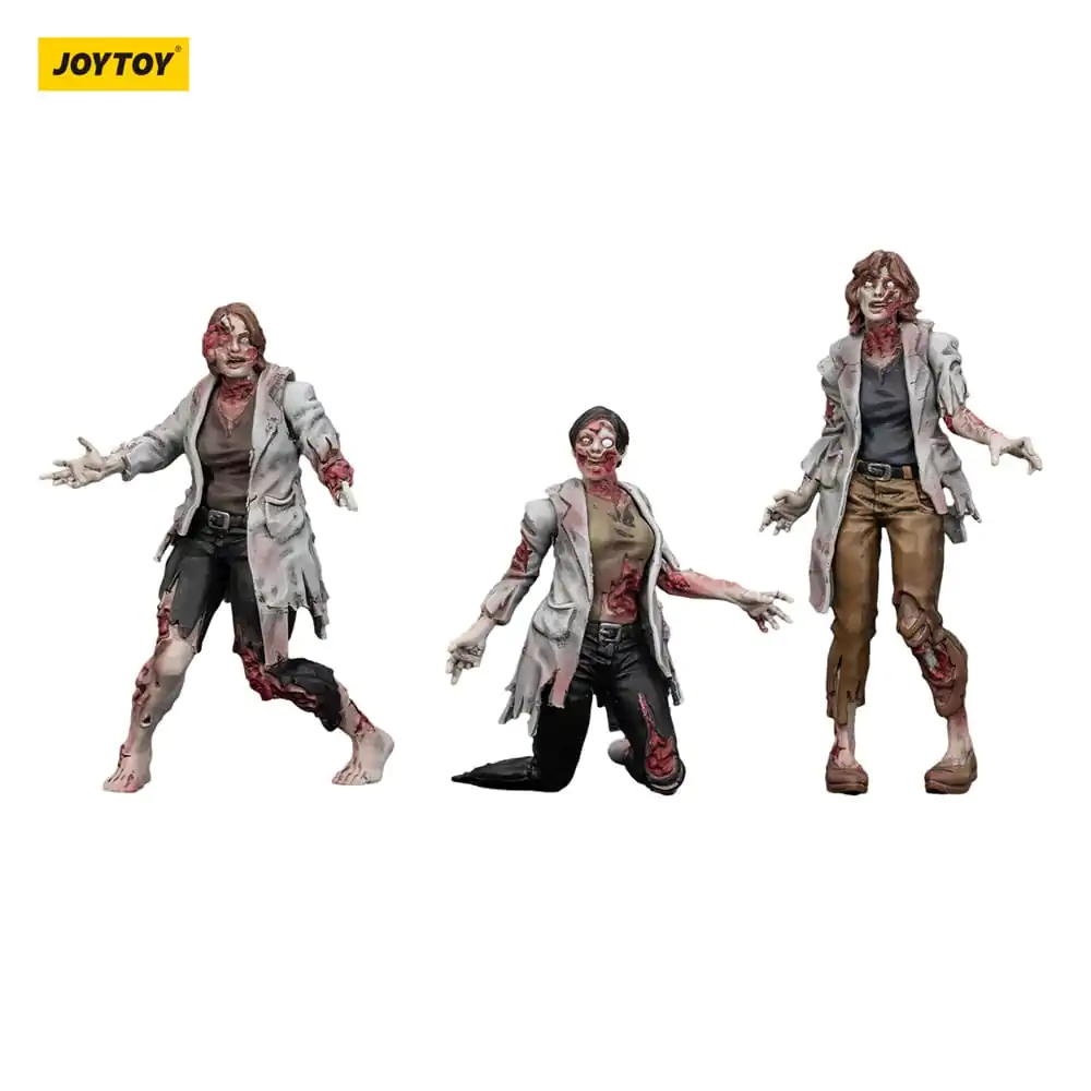 Zombie Dark Source Akčné figúrky 3-Pack Scientists (Female) 8 cm produktová fotografia