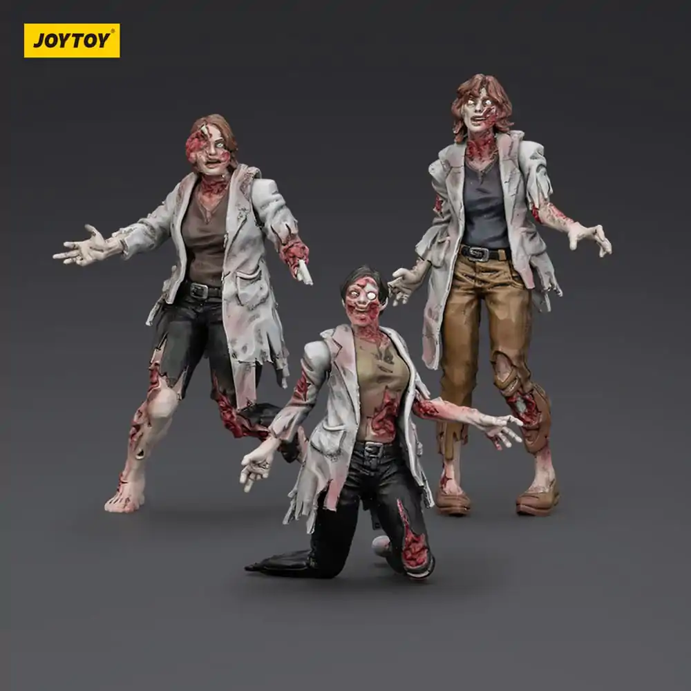 Zombie Dark Source Akčné figúrky 3-Pack Scientists (Female) 8 cm produktová fotografia