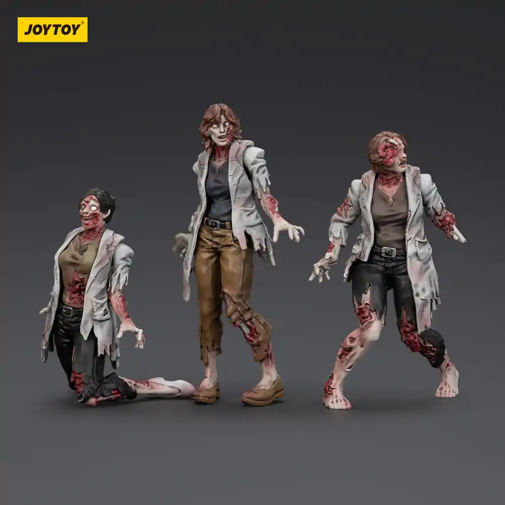 Zombie Dark Source Akčné figúrky 3-Pack Scientists (Female) 8 cm produktová fotografia