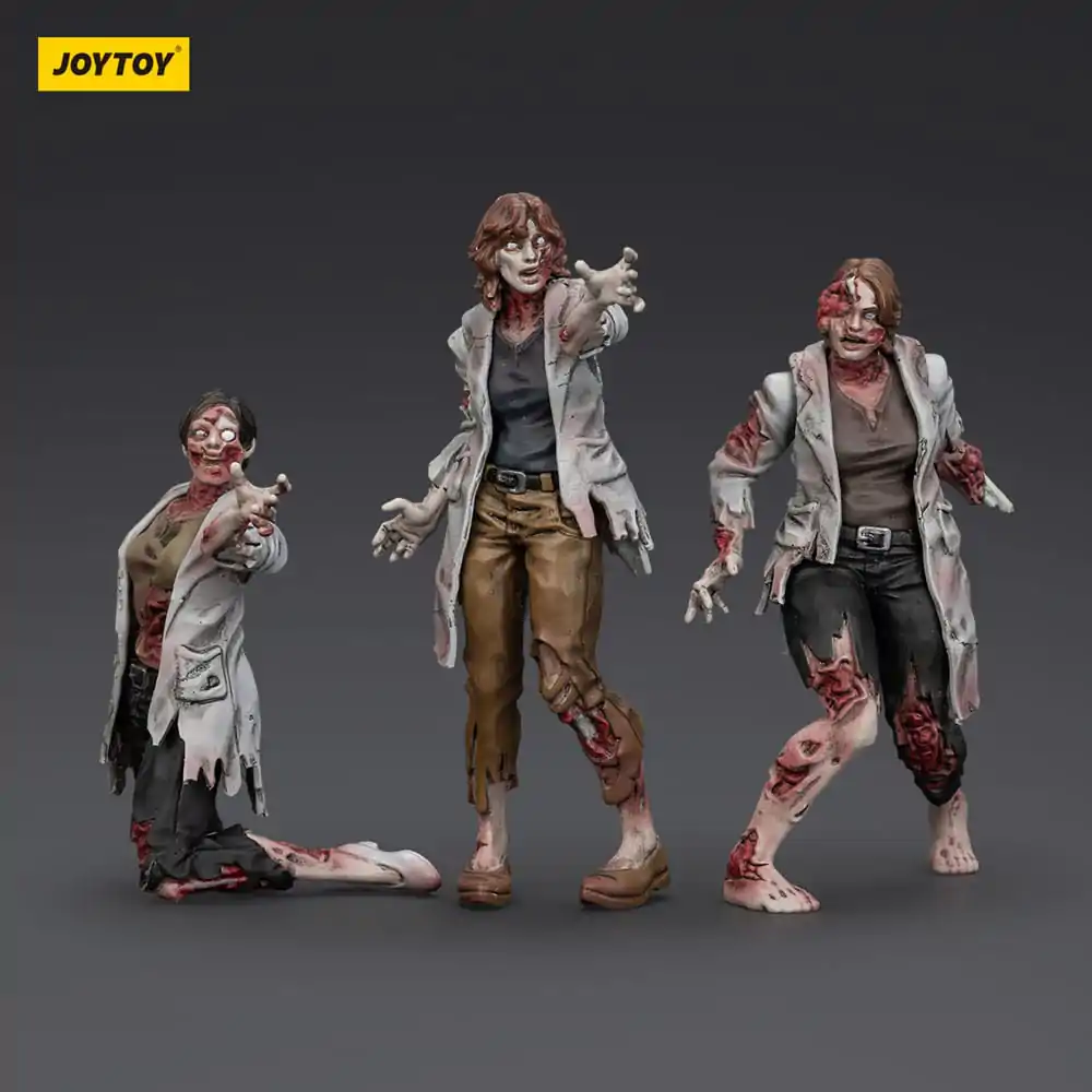 Zombie Dark Source Akčné figúrky 3-Pack Scientists (Female) 8 cm produktová fotografia