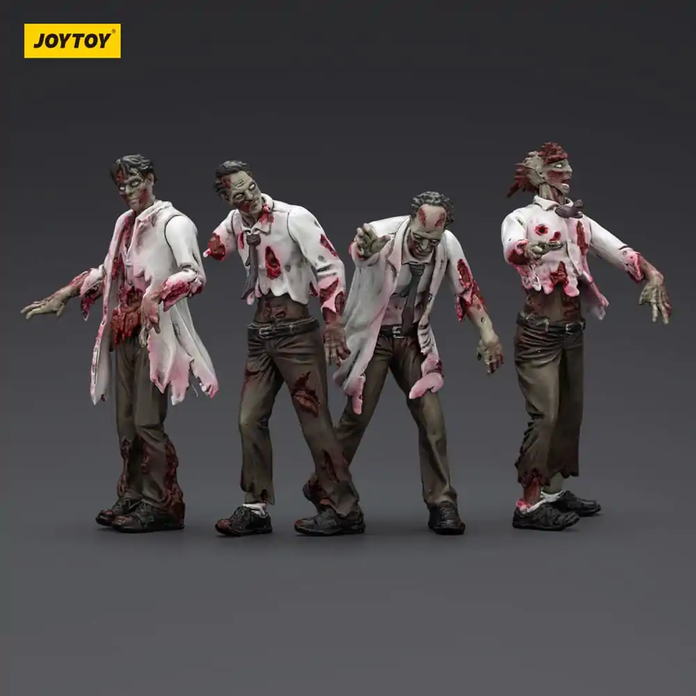 Zombie Dark Source akčné figúrky 4-Pack Vedci (Muži) 8 cm produktová fotografia