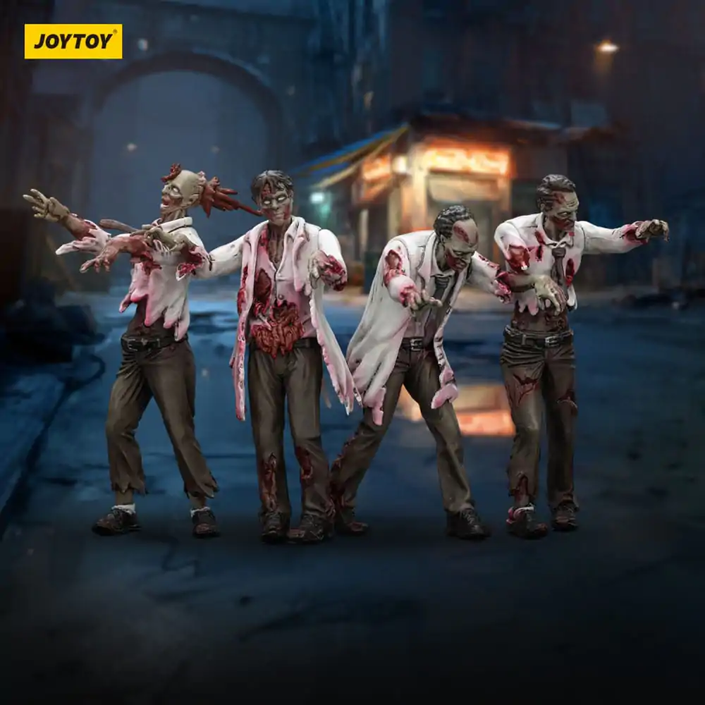 Zombie Dark Source akčné figúrky 4-Pack Vedci (Muži) 8 cm produktová fotografia