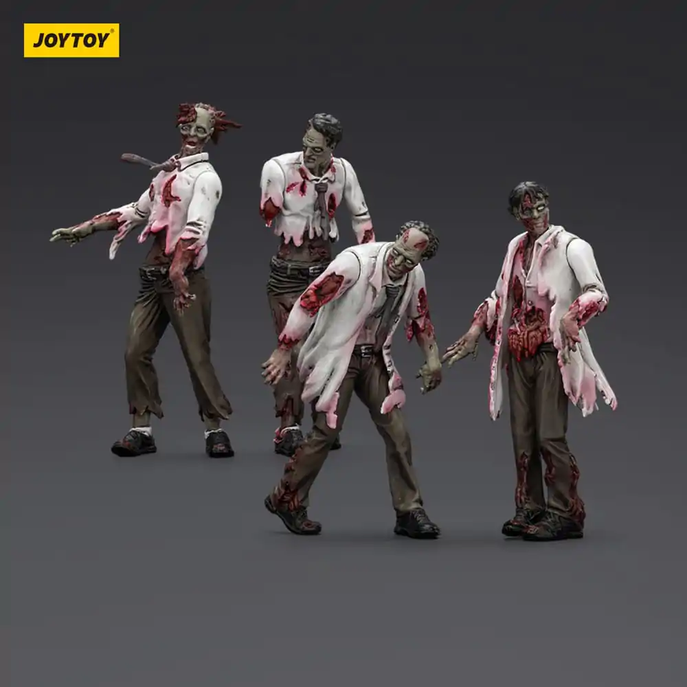 Zombie Dark Source akčné figúrky 4-Pack Vedci (Muži) 8 cm produktová fotografia